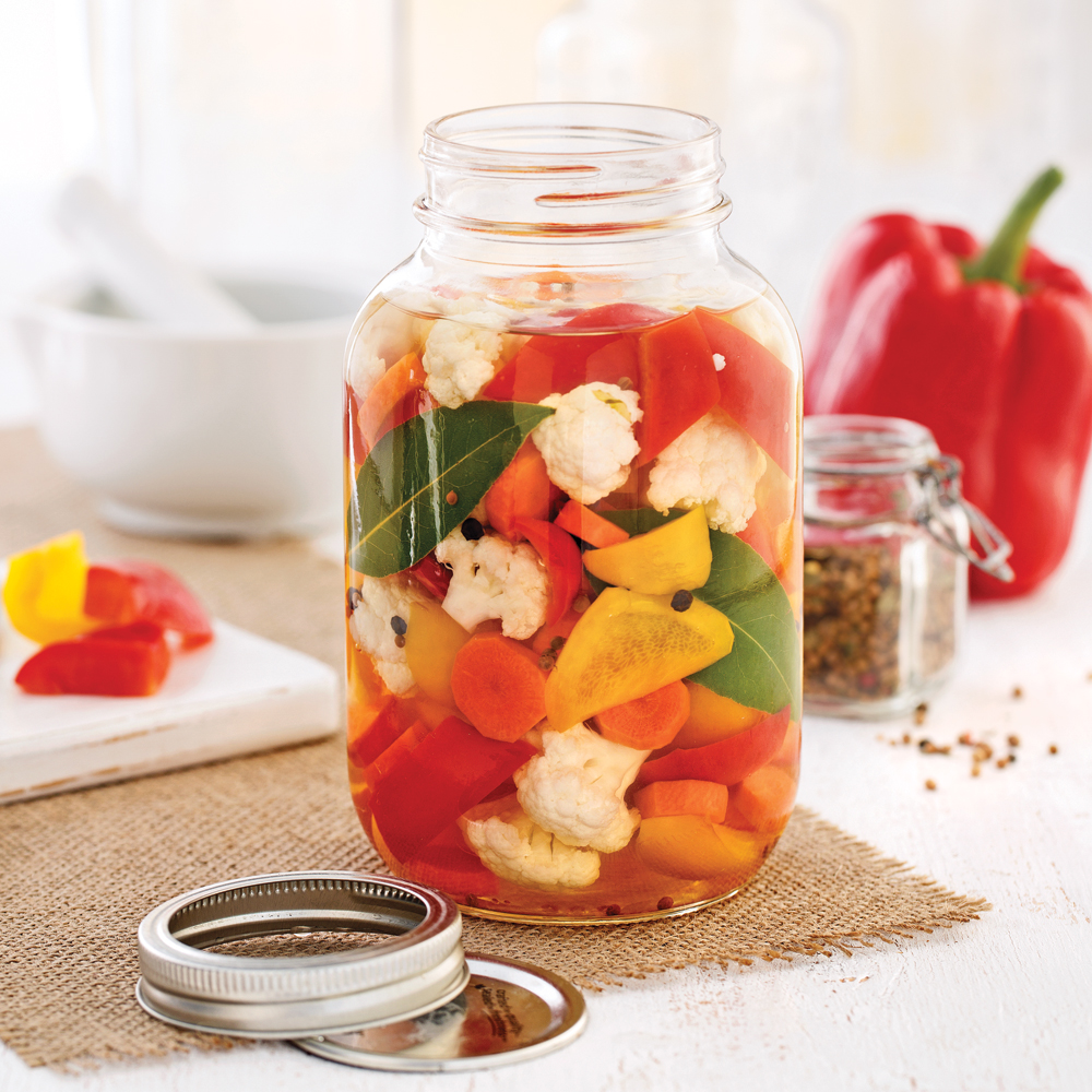 VEGETABLES PICKLED - JAR LÃ‰GUMES MARINÃ‰S - POT