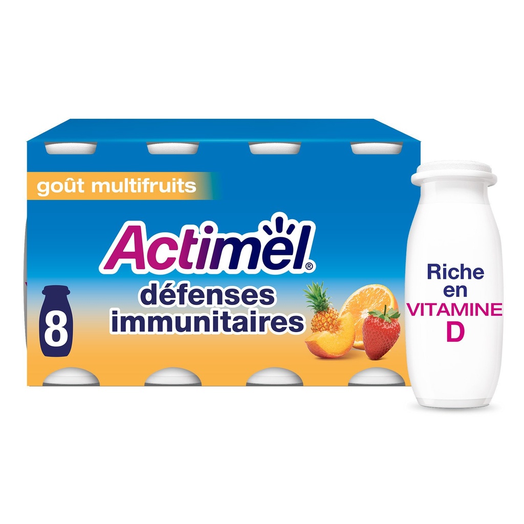 ACTIMEL MULTI FRUIT - 8 X 100ML ACTIMEL MULTI FRUIT - 8 X 100ML