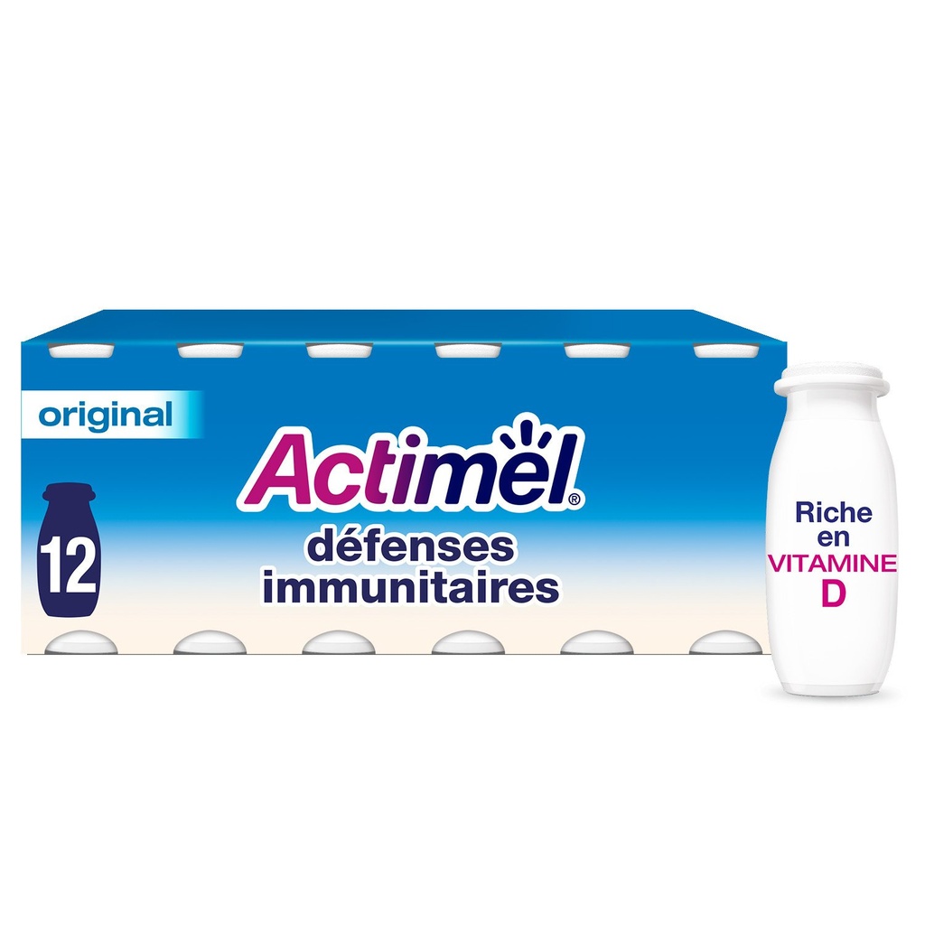 ACTIMEL PLAIN - 12 X 100ML ACTIMEL NATURE 12 X 100G