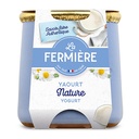 YOGHURT PLAIN LA FERMIERE - 2 X 140G YAOURT LA FERMIERE NATURE - 2 X 140G
