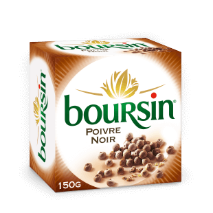 BOURSIN PEPPER 150G - BOURSIN POIVRE 150G