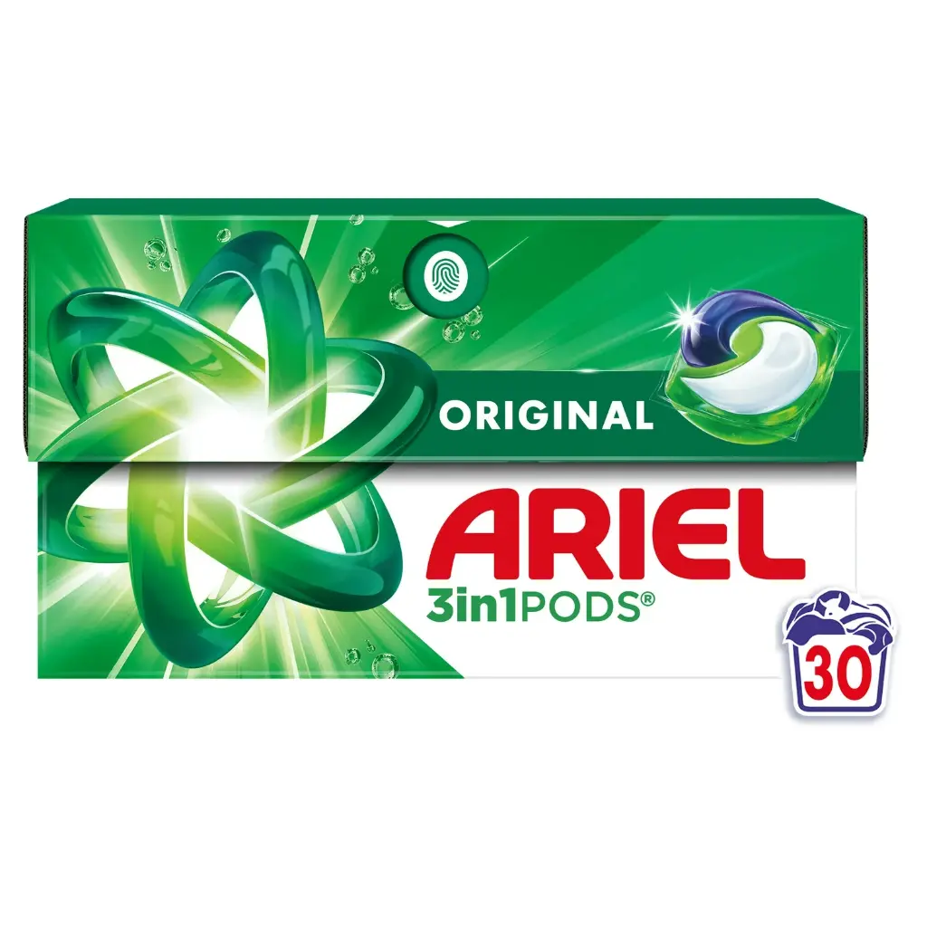 LAUNDRY PODS ARIEL - PACK OF 30 LESSIVE CAPSULE ARIEL - PACK DE 30