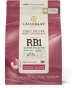 CHOCOLATE PINK RUBY CALLEBAUT 47.3% - 2.5KG  CHOCOLAT ROSE RUBY CALLEBAUT 47.3% - 2.5KG