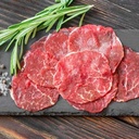 CARPACCIO BEEF -CARPACCIO BOEUF 100G PLATE
