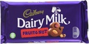 CADBURYS FRUIT NUT - 200GR CADBURYS FRUITS NOISETTE - 200GR