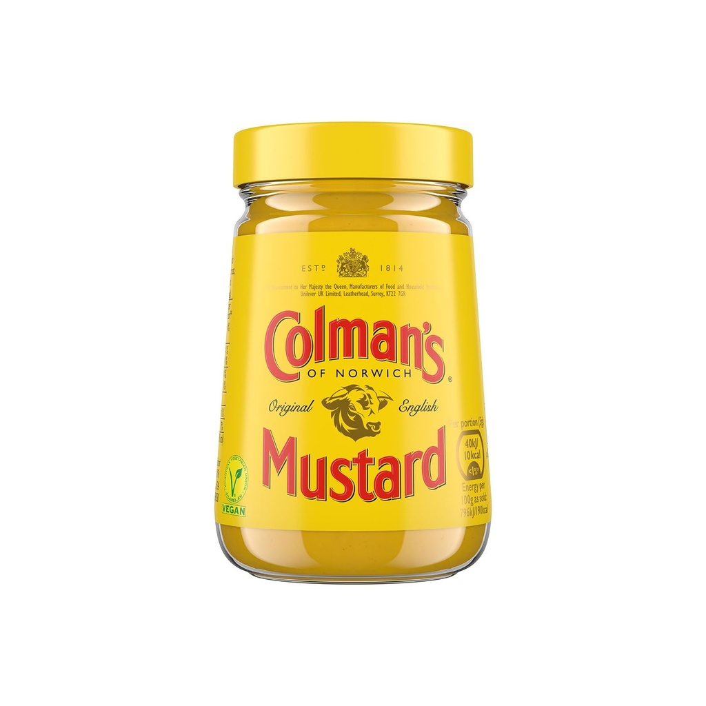 COLMANS ENGLISH MUSTARD, 170GR COLMANS MOUTARDE ANGLAISE, 170GR