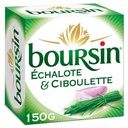 BOURSIN SHALLOTS CHIVE - 150G BOURSIN ECHALOTTE CIBOULETTE - 150G