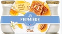 HONEY YOGHURT LA FERMIERE - 2 X 140G YAOURT MIEL LA FERMIERE - 2 X 140G
