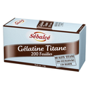 GELATINE TITANIUM - 200LEAFS
GELATINE TITANE - 200FEUILLES