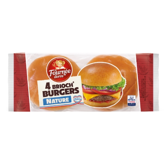 BURGER BRIOCHE 4X72GR
BURGER BRIOCHE 4X72GR