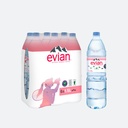 EVIAN WATER - 1.5LT X 6 EAU EVIAN -1.5L X 6
