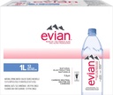 EVIAN WATER - 1L X 6 EAU EVIAN - 1L X 6