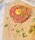 TARTARE BURGER JACKIE -BURGER STEAK HACHE TARTARE JACKIE