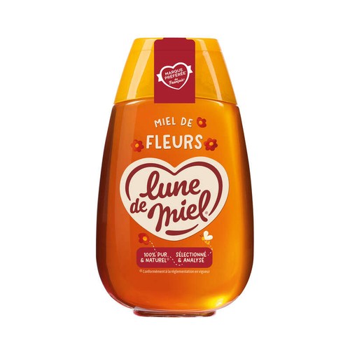 SQUEEZY HONEY LUNE DE EMIEL 500G MIEL DE FLEURS SQUEEZY LUNE DE MIEL 500G