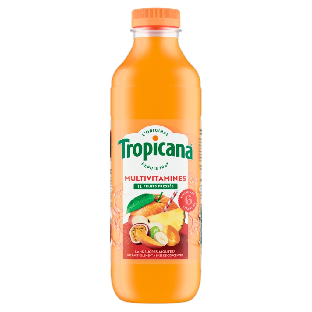 TROPICANA MULTIVITAMIN JUICE 1L JUS MULTIVITAMINES  1L