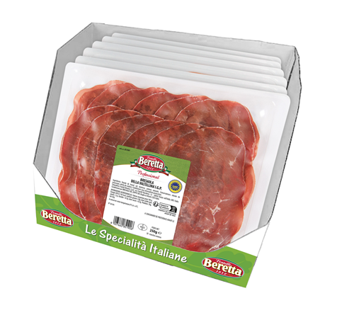 BRESAOLA BERETTA IGP SLICED 250G - BERETTA BRESAOLA IGP TRANCHE 250G