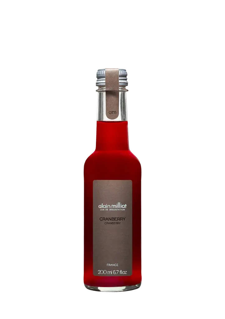 ALAIN MILLIAT CRANBERRY JUICE 20CL - JUS DE CRANBERRY ALAIN MILLIAT 20CL
