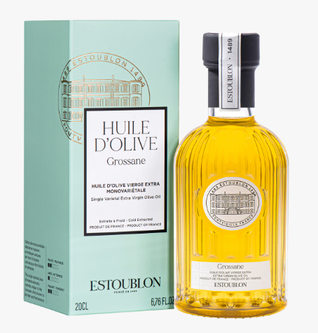 EXTRA VIRGIN OLIVE OIL GROSSANE ESTOUBLON  50CL - HUILE VIERGE EXTRA BERUGUETTE ESTOUBLON 50CL