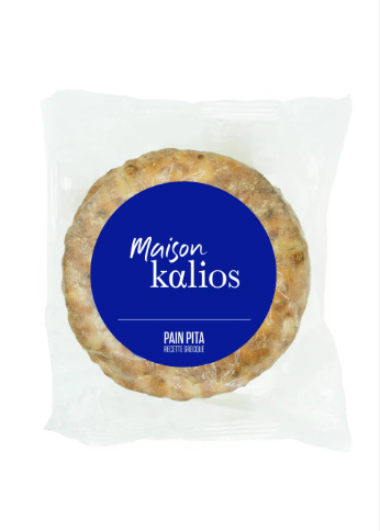 GREEK PITA BREAD RYE 4 PCS 420G - PAIN PITA GREC SEIGLE 4 PCS 420G