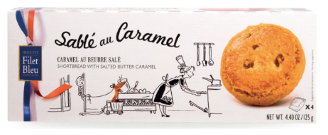 SALTED CARAMEL BISCUITS 150G - SABLE CARAMEL BEURRE SALE 150G