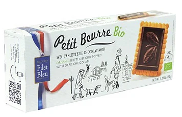 PETIT BEURRE DARK CHOCOLATE BISCUIT 150G - PETIT BEURRE AU CHOCOLAT NOIR 150G
