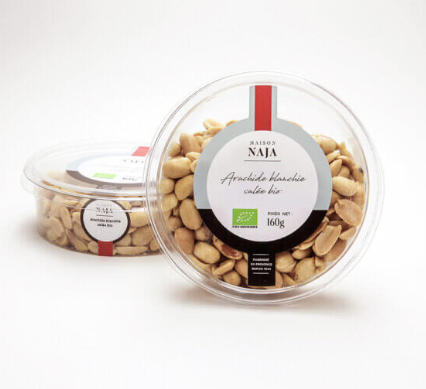 SALTED PEANUTS NAJA 270G - ARACHIDE BLANCHIE SALEE NAJA 270G
