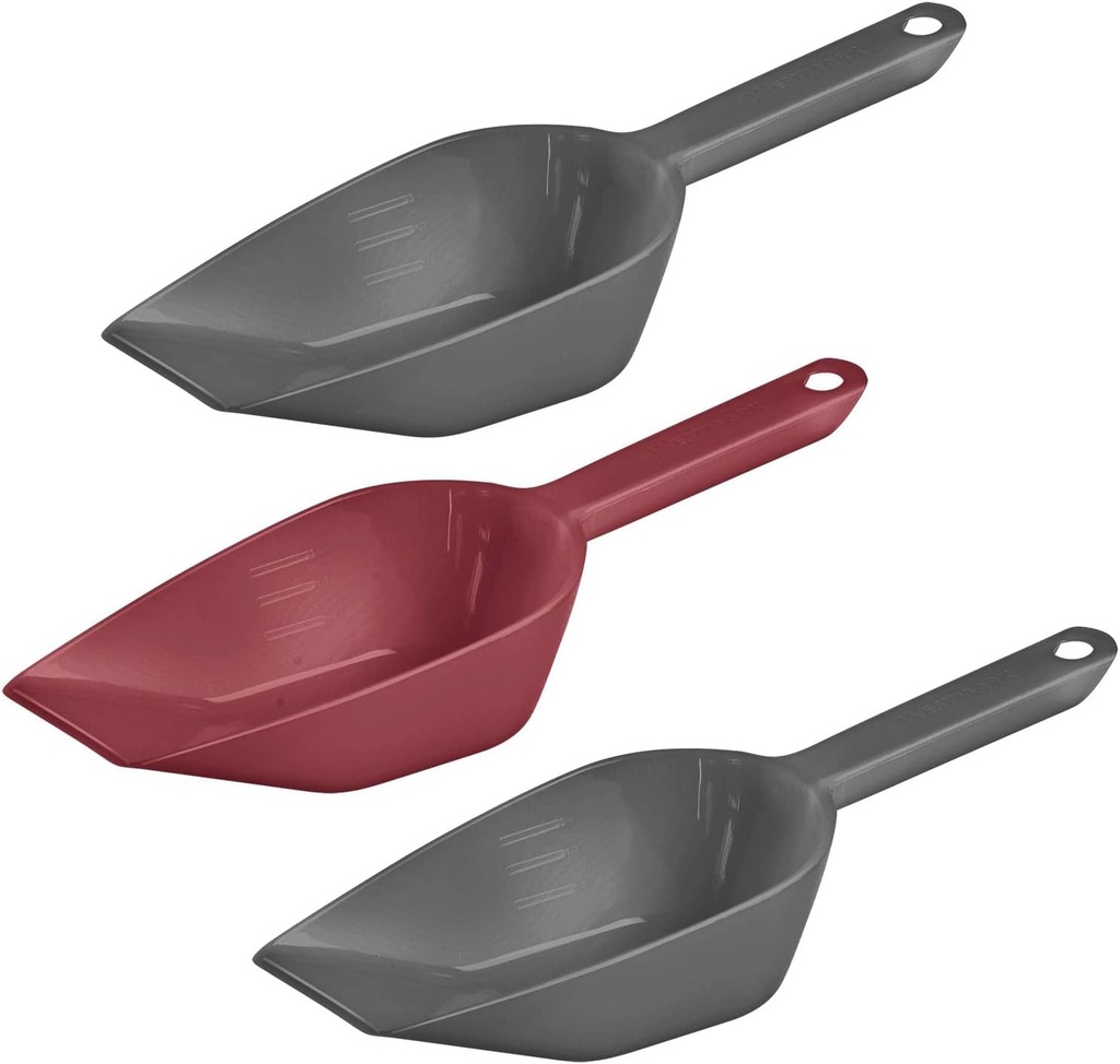 PLASTIC SCOOP SET X3 PELLES EN PLASTIQUE LOT DE 3