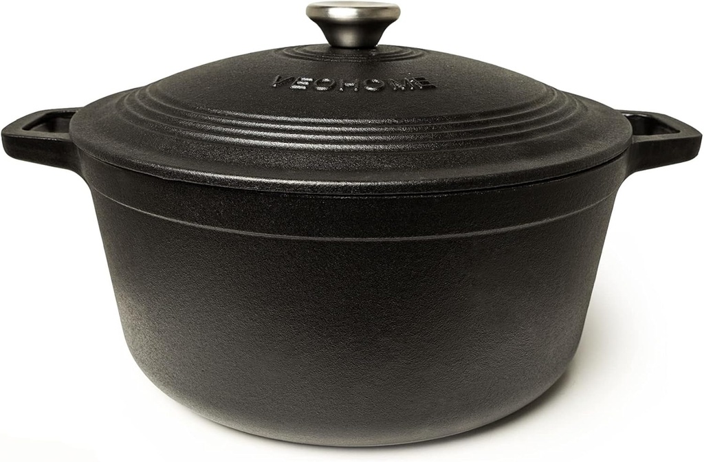 CAST IRON DUTCH OVEN 28CM VEOHOME COCOTTE EN FONTE 28CM VEOHOME 