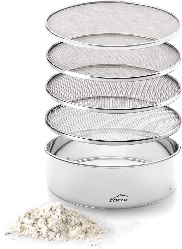 DRUM SIEVE SET LACOR ENSEMBLE DE TAMIS CYLINDRIQUES LACOR