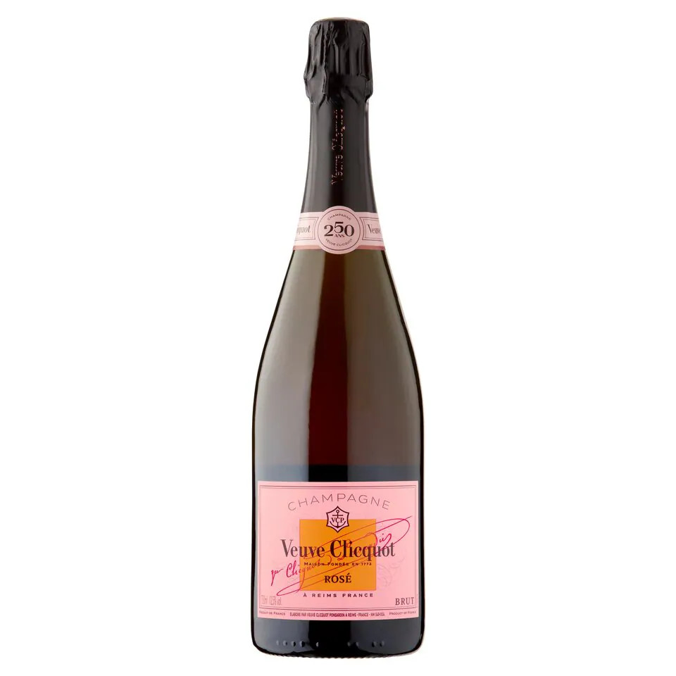 ROSÉ CHAMPAGNES VEUVE CLICQUOT- 75CL  CHAMPAGNES ROSÉ VEUVE CLICQUOT -75CL