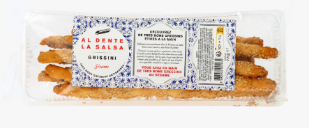 SESAME BREADSTICKS 125G - GRESSINS SESAME 125G