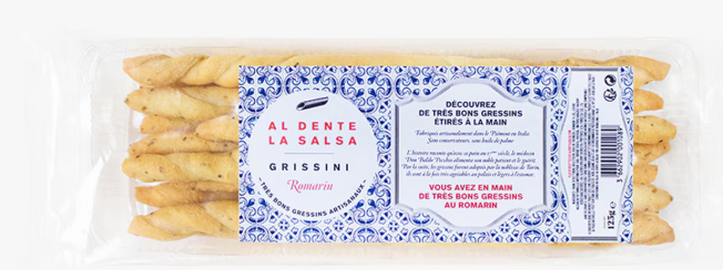 ROMARIN BREADSTICKS 125G - GRESSINS ROMARIN 125G