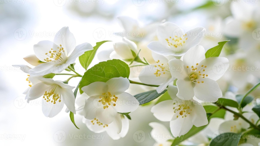 FLOWERS JASMINE BLOSSOM -PUNNET FLEURS JASMINE BLOSSOM  -BARQUETTE
