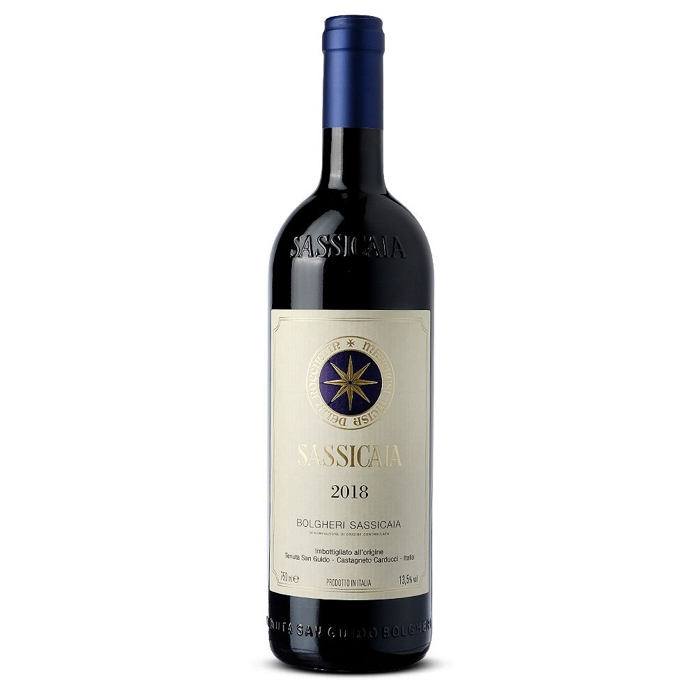 VIN ROUGE SASSICAIA 2017-2022 MAISON TENUTA SAN GUIDO BOLGHERI PARKER 98