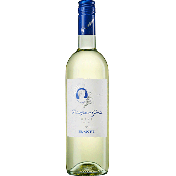 WHITE WINE GAVI 2024 MAISON BANFI-PIÉMONT (GAVI PRINCIPESSA) -75CL VIN BLANC GAVI 2024 MAISON BANFI-PIÉMONT (GAVI PRINCIPESSA) -75CL