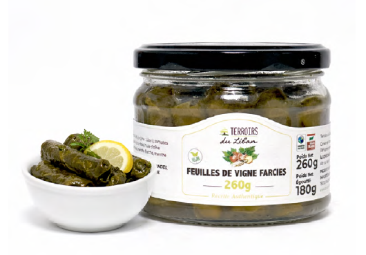 STUFFED VINE LEAVES 260G - FEUILLES DE VIGNE 260G 