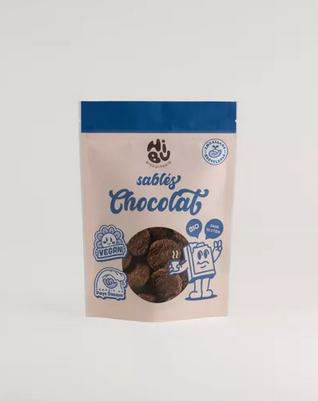 ORGANIC GLUTEN FREE CHOCOLATE BISCUITS 120G - BISCUITS CHOCOLAT VEGAN BIO ET SANS GLUTEN 120G