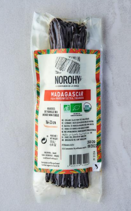 ORGANIC BLACK MADAGASCAR VANILLA POD 125G - GOUSSE DE VANILLE NOIR MADAGASCAR BIO 125G