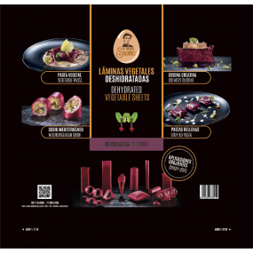 DEHYDRATED VEGETABLE 10 SHEETS BEETROOT - LÉGUMES SÉCHÉS 10 FEUILLES DE BETTERAVE