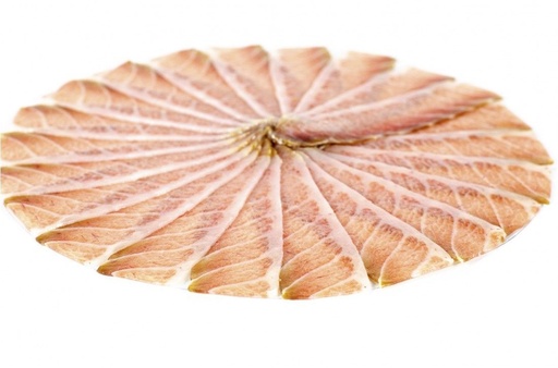 [FZSEAFOOD-16] CARPACCIO SMOKED TUNA "BELLY" 80GR CARPACCIO VENTRECHE THON FUME 80GR