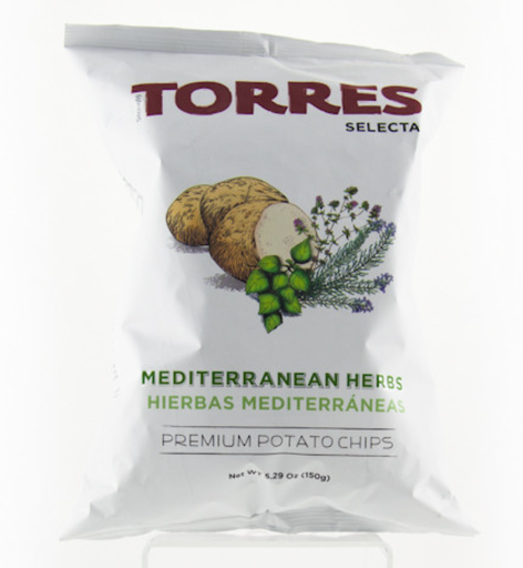 [GPW006] POTATO CHIPS WITH HERBS - 150GR CHIPS HERBES MEDITERRANNEEN - 150GR