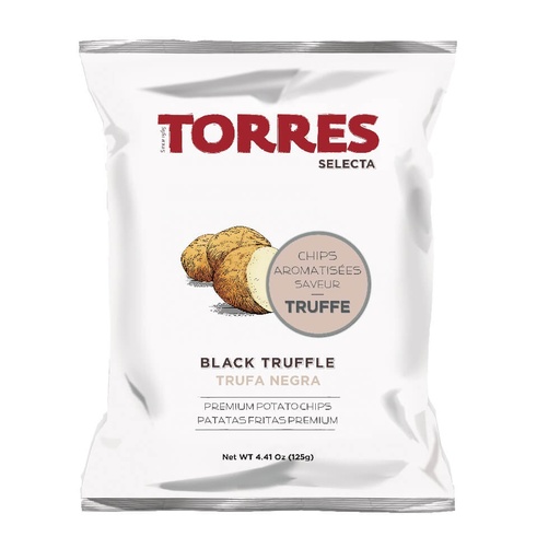 [GPW004] POTATO CHIPS BLACK TRUFFLE - 125GR POTATO CHIPS A LA TRUFFE - 125GR