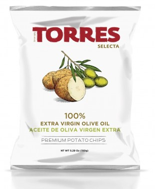 [GPW010] POTATO CHIPS EXTRA VIR OLIVE OIL 150GR CHIPS HUILE EXTRA VIERGE - 150GR