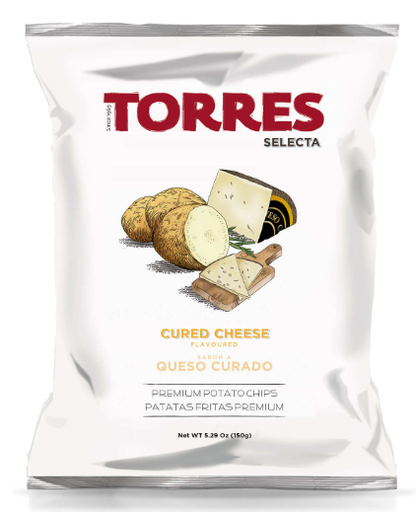 [GPW011] POTATO CHIPS CURED CHEESE - 150GR CHIPS AUX FROMAGES - 150GR