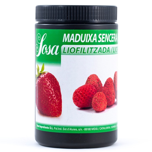 [SOSA02010021] FREEZE DRY GOODS STRAWBERRY "SOSA" 60GR FRAISE ENTIERE LYOPHILISEE SOSA 60GR