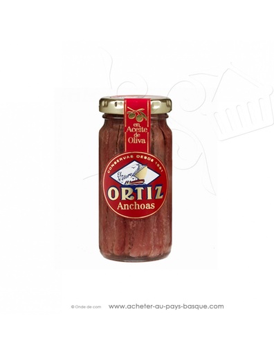 [SPAIN10] ANCHOVY SPAIN "ORTIZ" - 95GR ANCHOIS ESPAGNE "ORTIZ" - 95GR