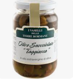 [ITALIA040] PITTED BLACK OLIVE TERRE BORMANE 300GR OLIVES NOIRES DENOYAUTES TB 300GR