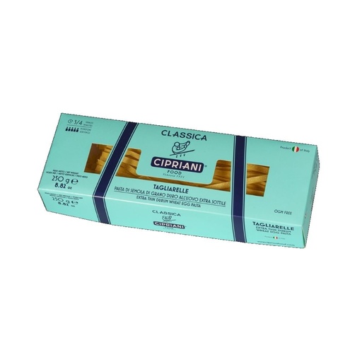 [ITALIA041] TAGLIARELLE PASTA CIPRIANI - 250GR TAGLIARELLE PASTA CIPRIANI - 250GR