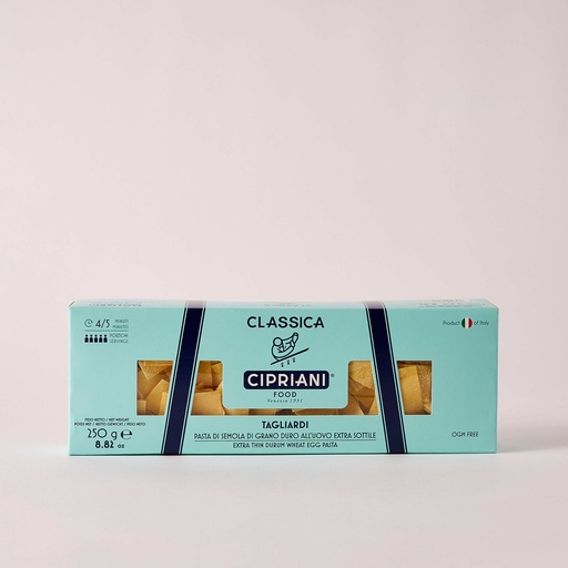 [ITALIA095] TAGLIARDI PASTA CIPRIANI - 250GR TAGLIARDI CIPRIANI PATES - 250GR