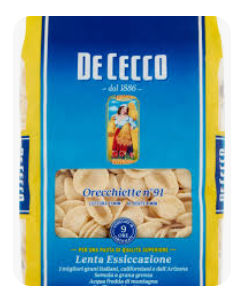 [SC0008] ORECHIETTE, DE CECCO, 500G ORECHIETTE DE CECCO, 500G